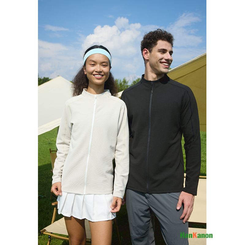 Outdoor Sportswear - سترة رياضية يونيسكس سريعة الجفاف بأكمام