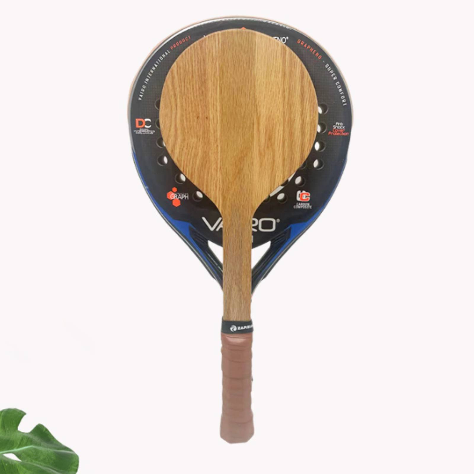 Outdoor Sports Accessories - مضرب تنس شاطئي خشبي، مضرب تدريب