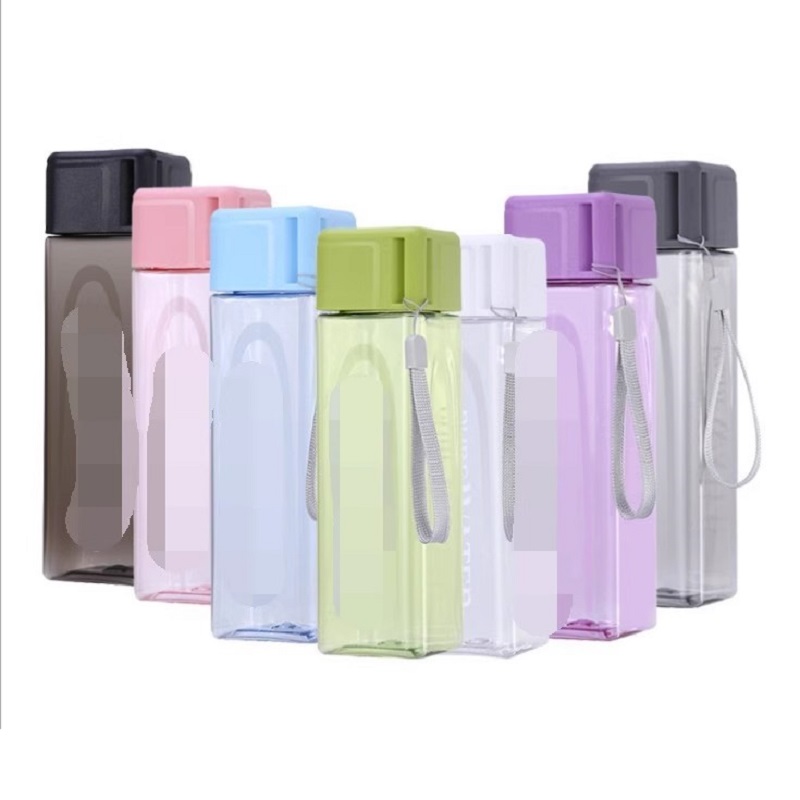 Outdoor Sport Glass Water Bottle - 450 مل، قطعة واحدة من كوب