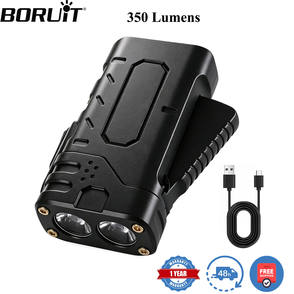 Outdoor Sports Accessories - مصباح يدوي BORUIiT يعمل بالطاقة الذاتية