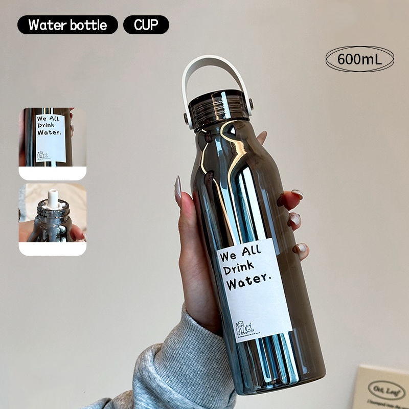 زجاجة مياه زجاجية سميكة 600 مل - مراجعة Outdoor Sport Glass Water Bottle وسعره