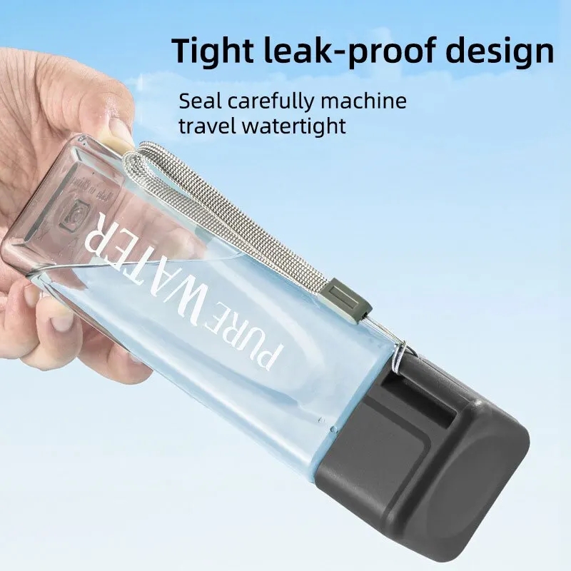450 مل، قطعة واحدة من كوب الشر - مراجعة Outdoor Sport Glass Water Bottle وسعره