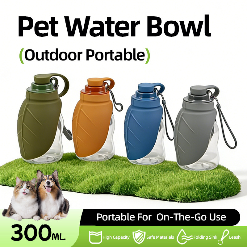 زجاجة ماء محمولة للكلاب من الس - مراجعة Outdoor Sport Glass Water Bottle وسعره